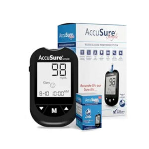 Accusure Glucometer with 25's strips