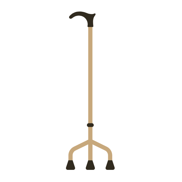 Imp Walking Stick 3 Leg